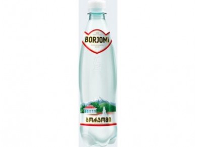 Вода БОРЖОМИ минеральная газированная, 0,5л, 1 штука