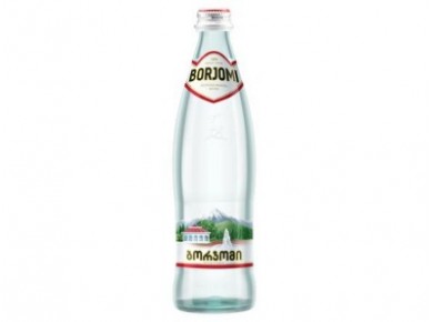 Вода БОРЖОМИ минеральная газированная, 0,5л, 1 штука