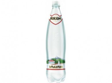 Вода БОРЖОМИ минеральная газированная, 0,75л, 1 штука
