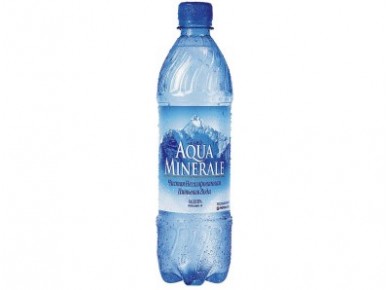 Вода AQUA MINERALE без газа, 0,6л, 1 штука
