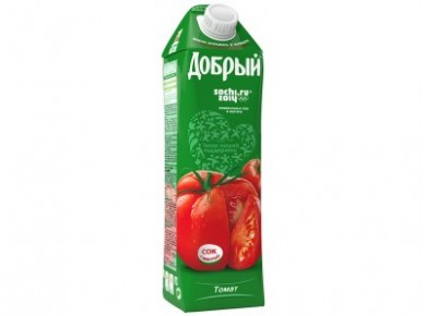 Сок ДОБРЫЙ томатный, 1 л, 1 штука