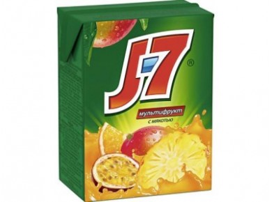 Нектар J7 мультифрукт, 0,2л, 6 штук