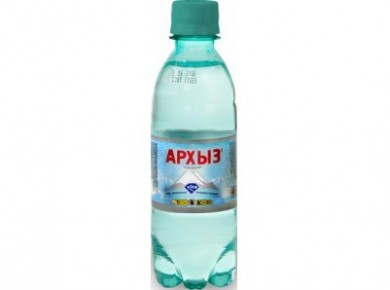 Минеральная вода АРХЫЗ Газированная, 0,5л, 1 штука