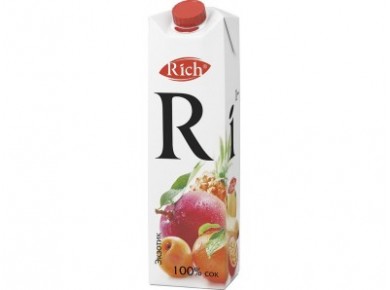 Нектар RICH Экзотик, 1л, 12 штук