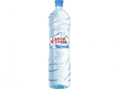 Вода питьевая СВЯТОЙ ИСТОЧНИК негазированная, 1,5л, 1 штука