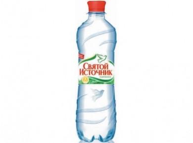 Вода СВЯТОЙ ИСТОЧНИК газированная, 0,5л, 1 штука