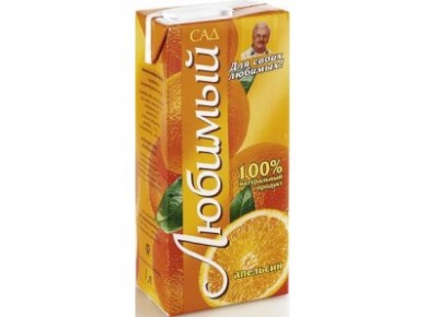 Нектар ЛЮБИМЫЙ САД Апельсиновый, 0,95л, 1 штука