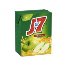 Сок J-7 Зеленое яблоко с мякотью, 0,2л, 1 штука