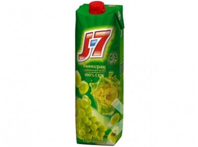 Сок J7 виноград, 0,97л, 1 пакет