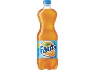 FANTA Мандарин газированный напиток, 1л, 12 штук