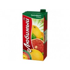 Нектар ЛЮБИМЫЙ грейпфрут и лимон, 0,95л, 1 штука