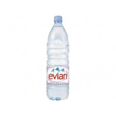 Минеральная вода EVIAN пэт, 1,5л, 6 штук