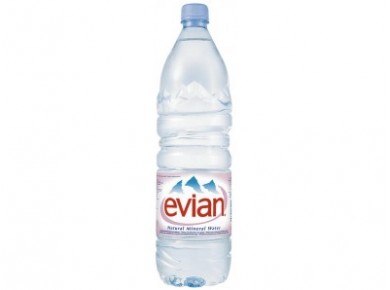 Минеральная вода EVIAN пэт, 1,5л, 6 штук