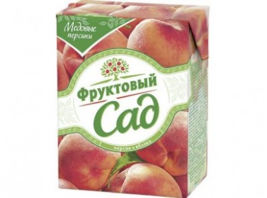 Нектар ФРУКТОВЫЙ САД  персик-яблоко, 0,2 л, 10 штук