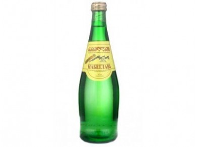 Минеральная вода НАБЕГЛАВИ газированная, 0,5л, 12 штук