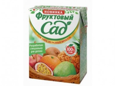 Сок ФРУКТОВЫЙ САД Мультифрукт, 0,2л, 10 штук
