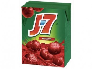 Нектар J7 вишневый, 200мл, 1 штука