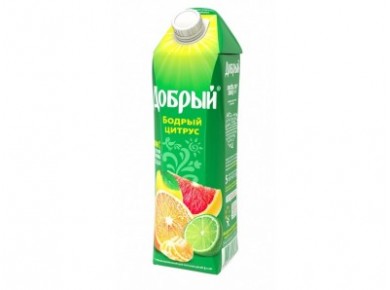 Нектар ДОБРЫЙ бодрый цитрус, 1л, 1 штука