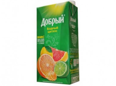 Нектар ДОБРЫЙ бодрый цитрус, 2л, 1 штука