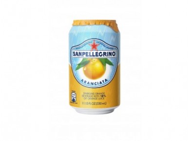 Напиток SANPELLEGRINO апельсин ж/б, 0,33л, 1 штука
