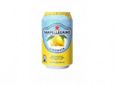 Напиток SANPELLEGRINO лимон ж/б, 0,33л, 1 штука