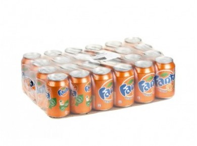 FANTA газированный напиток, 0,33л, 24 штуки