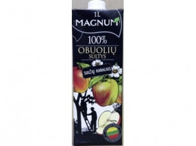 Сок MAGNUM яблочный восстановленный, 1 л, 1 штука
