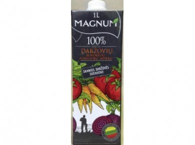 Сок MAGNUM овощной с мякотью восстановленный, 1 л, 1 штука
