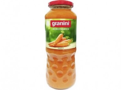 Сок GRANINI морковный, 0,5 л стекло, 1 штука