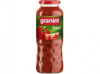 Сок GRANINI томатный с сольный, 0,5 л стекло, 1 штука
