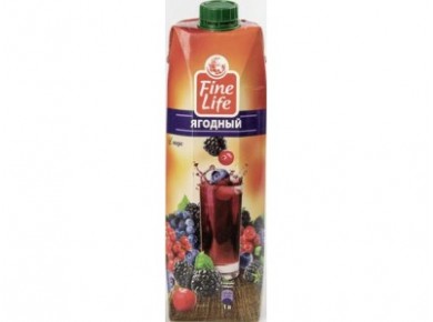 Морс FINE LIFE ягодный, 750 г, 1 штука