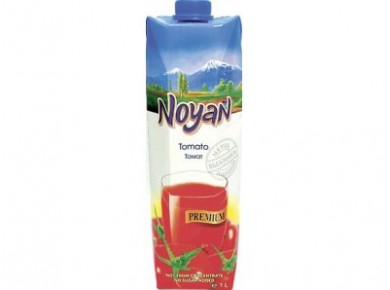 Сок NOYAN премиум томатный, 1л, 4 штуки