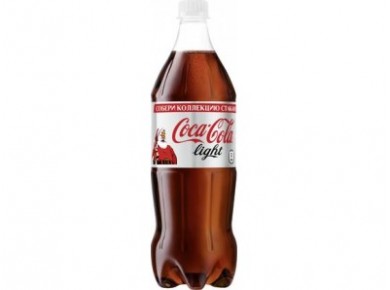 COCA-COLA light газированный напиток, 1л, 12 штук
