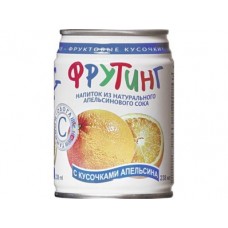 Фруктовый напиток FRUITING апельсин, 0,238л, 6 штук